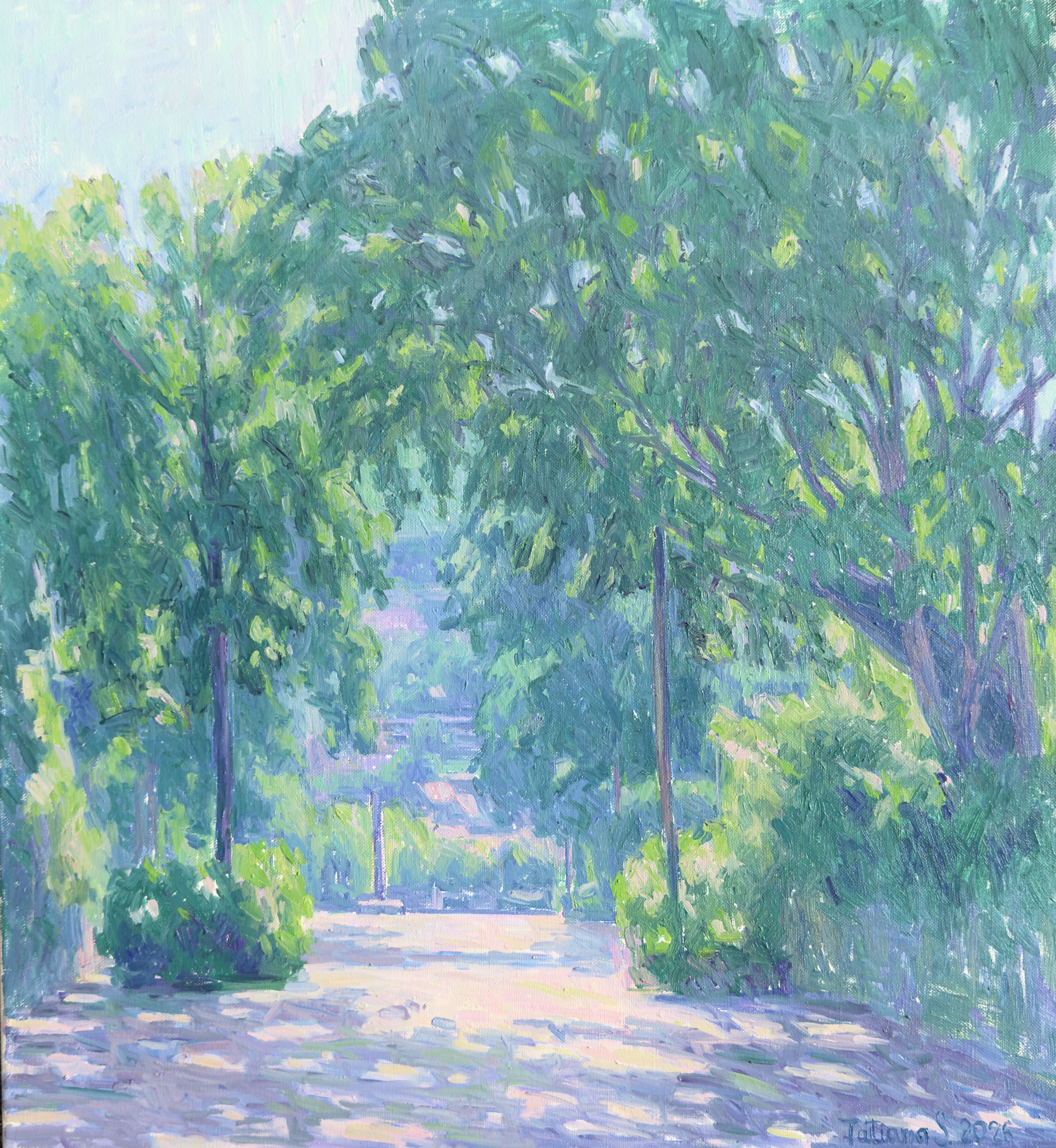 High Summer in Baden — original oil painting by Tatiana Schöpfer Safina, 2026