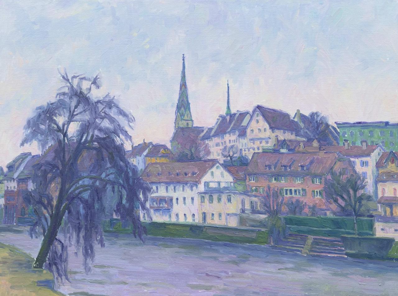 Baden Old Town – View over the Limmat