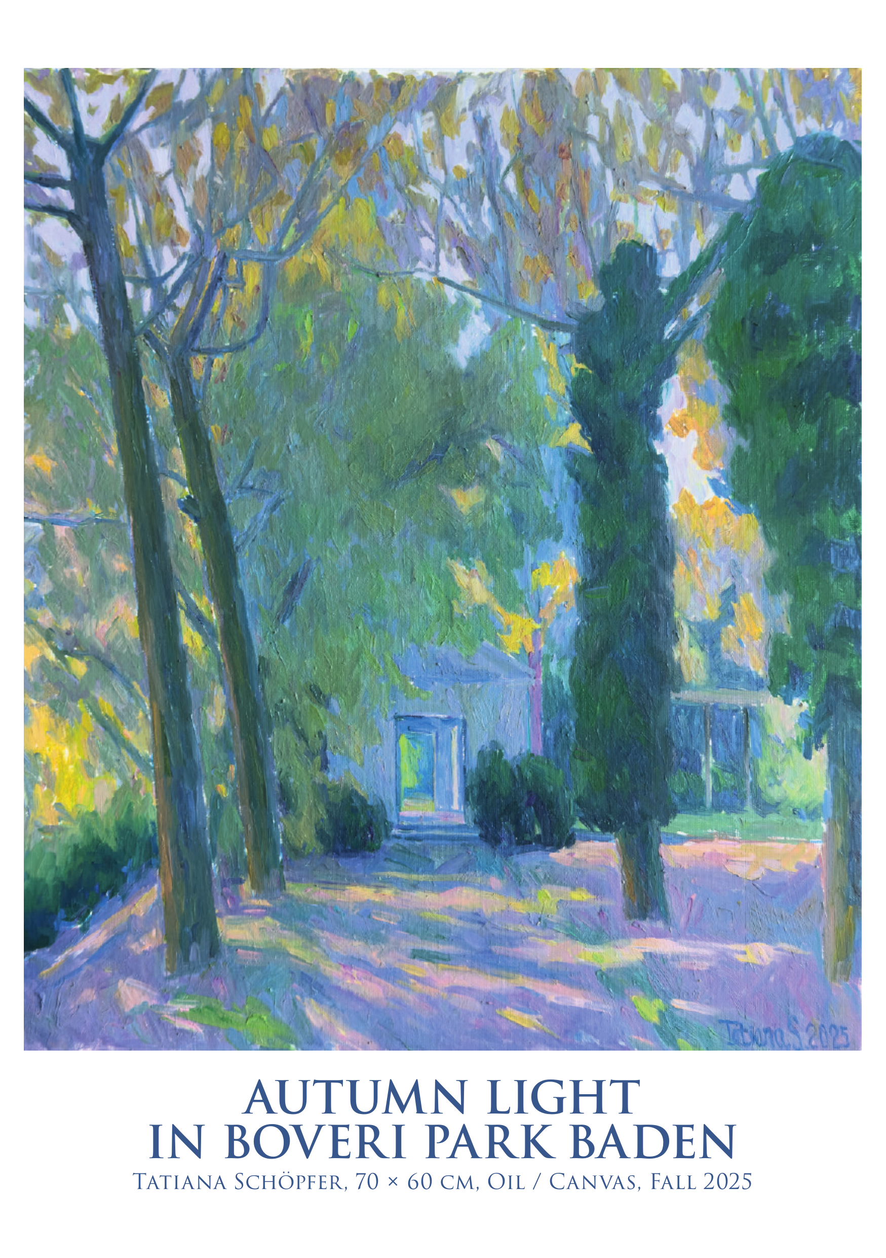 7 Art Postcards – Painted Views of Baden