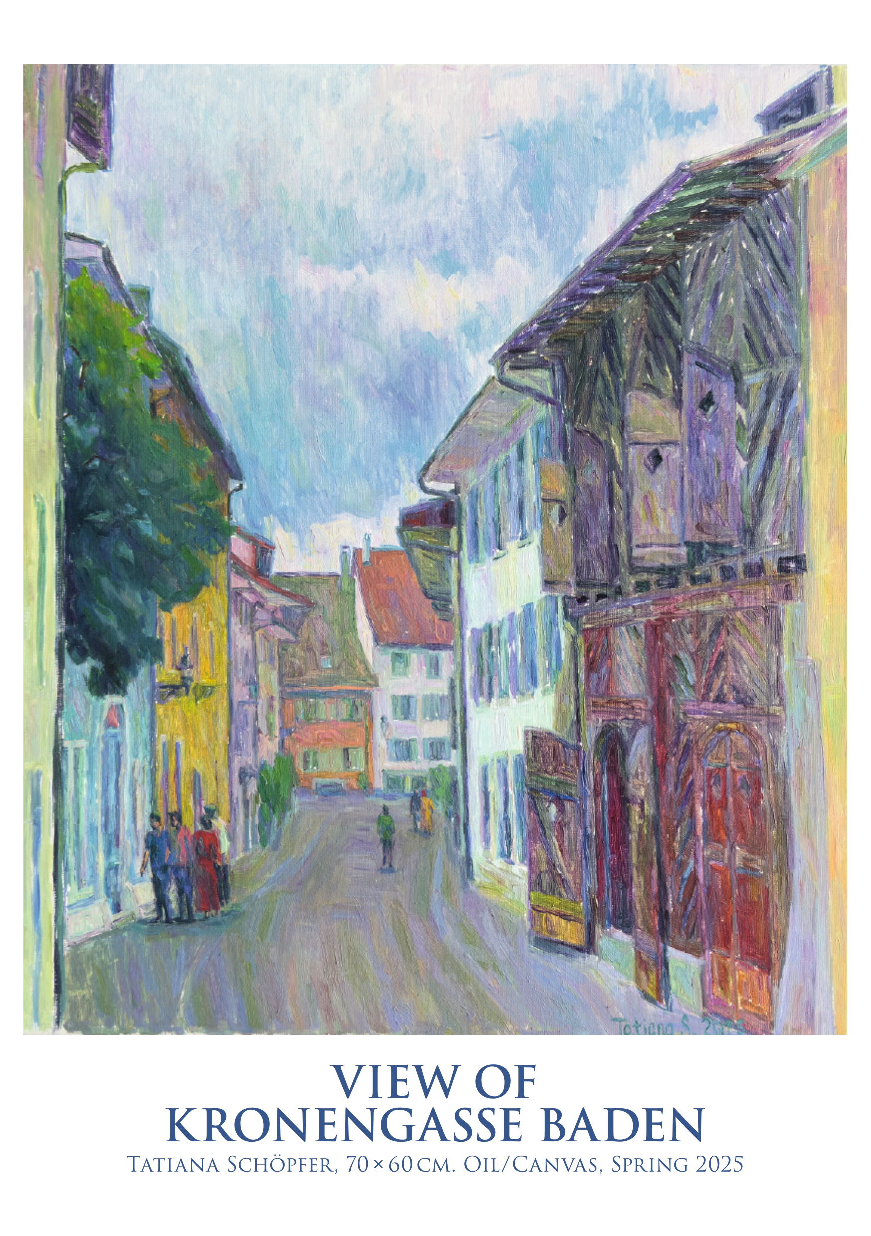 7 Art Postcards – Painted Views of Baden