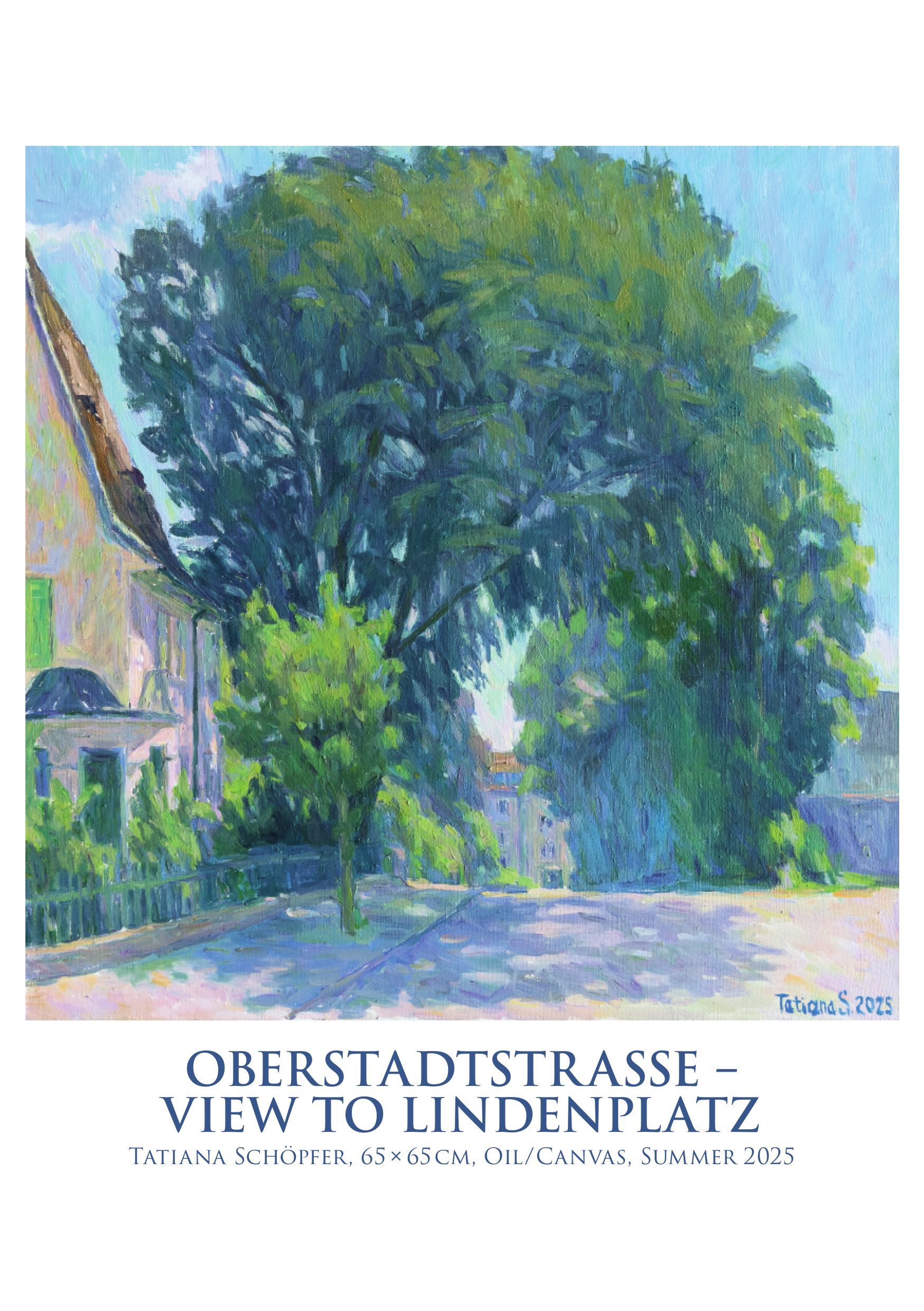 7 Art Postcards – Painted Views of Baden