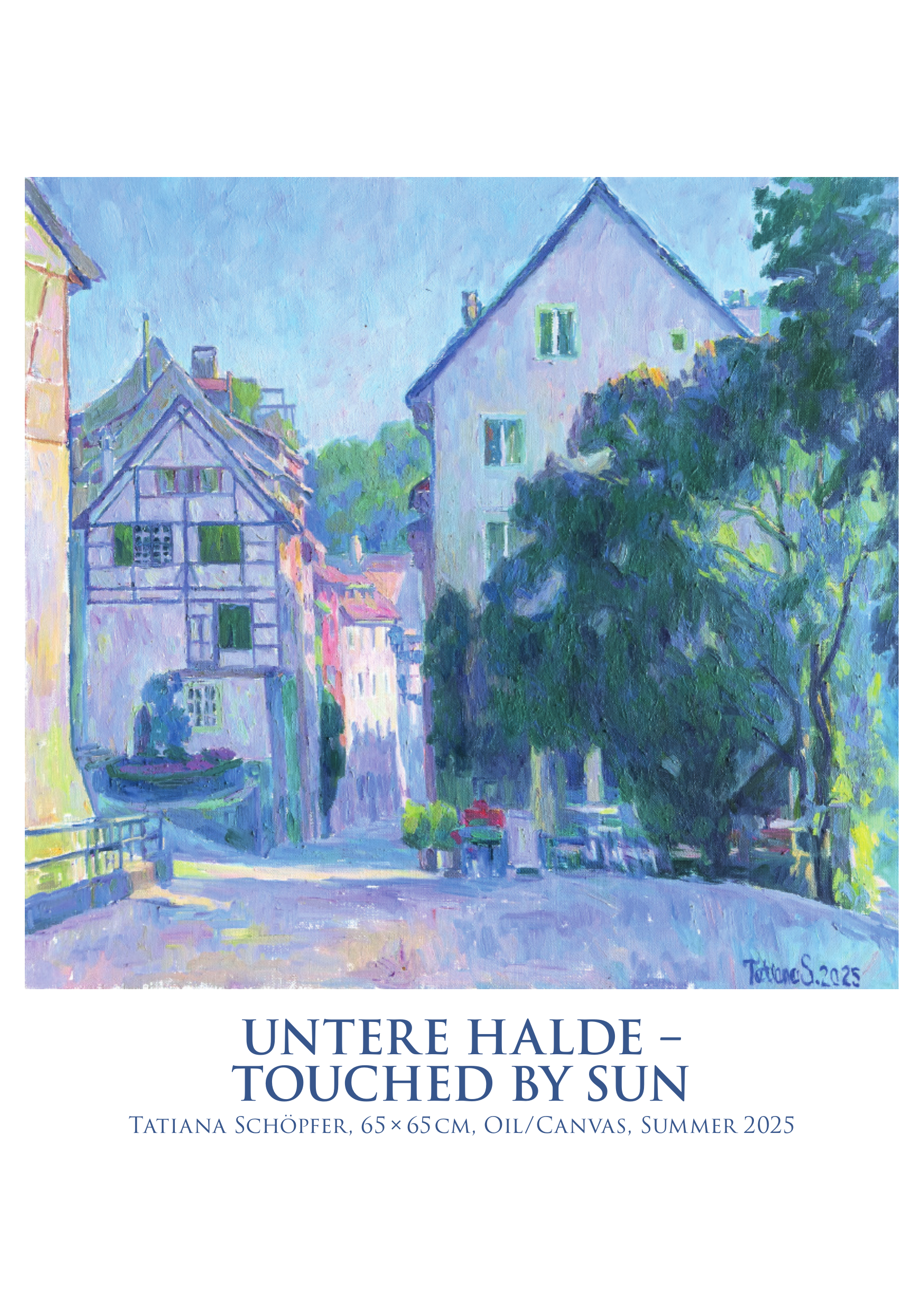 7 Art Postcards – Painted Views of Baden